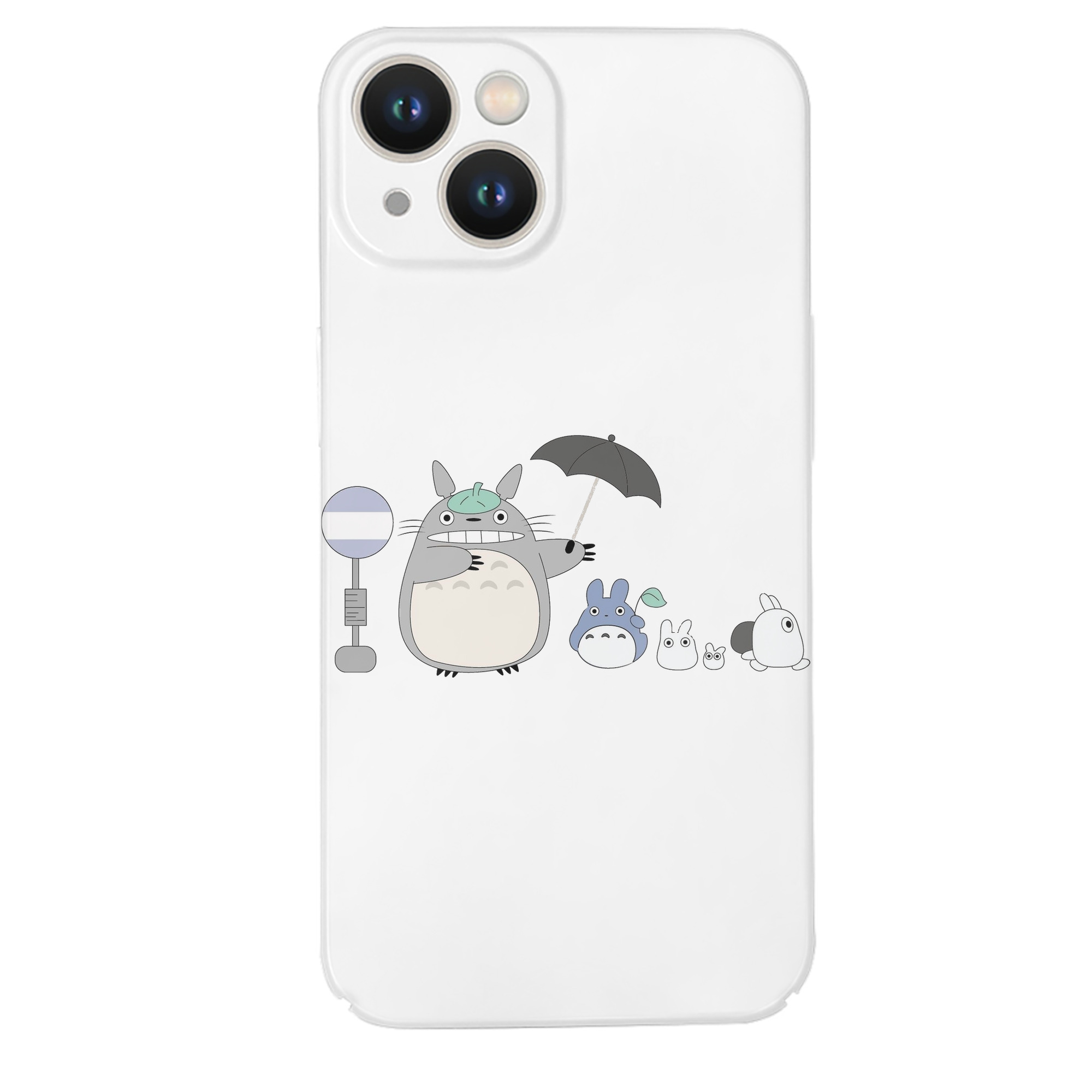（画像用） となりのトトロ 草壁メイ 草壁サツキ My Neighbor Totoro Satsuki Kusakabe Mei Kusakabe 【iPhone 14シリーズ対応】ハードケース